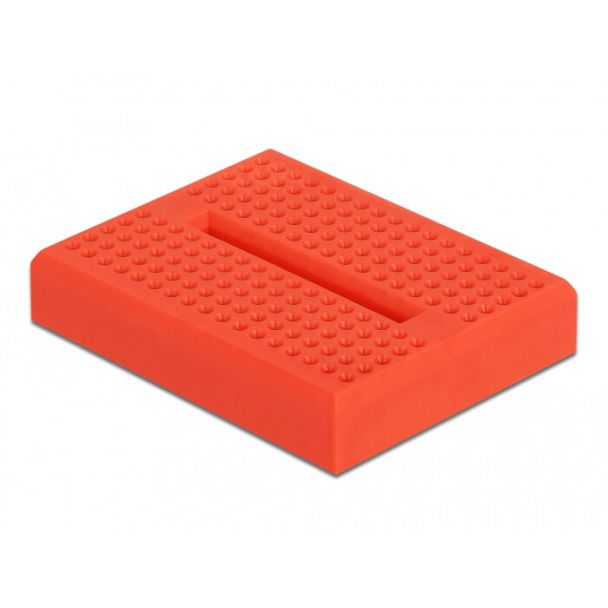 DeLOCK Experimental Mini Breadboard 170 contacts red