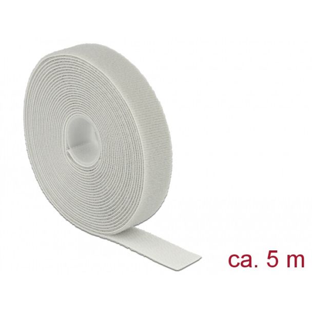 DeLOCK 18280 Velcro Grigio 1 pz