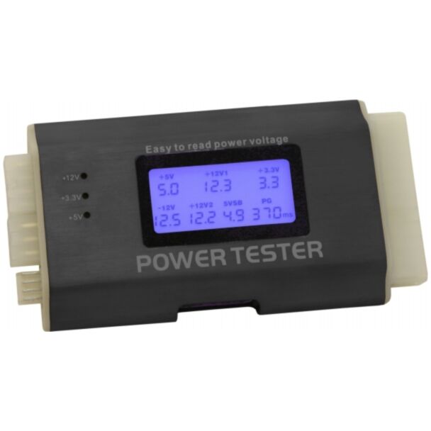 DeLOCK 18159 tester per batterie Nero/Bianco
