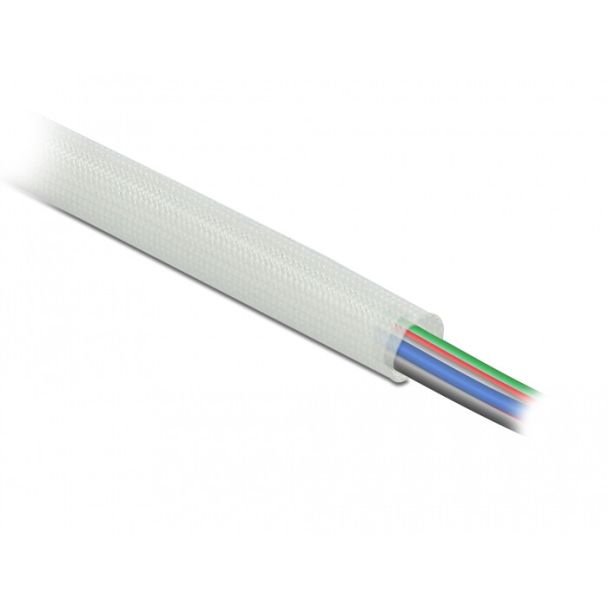 DeLOCK 18931 cable insulation Braided sleeving White 1 pc(s)