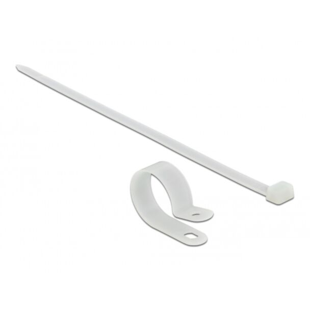 DeLOCK 18875 fascetta Fascetta per scala Nylon Bianco 10 pz
