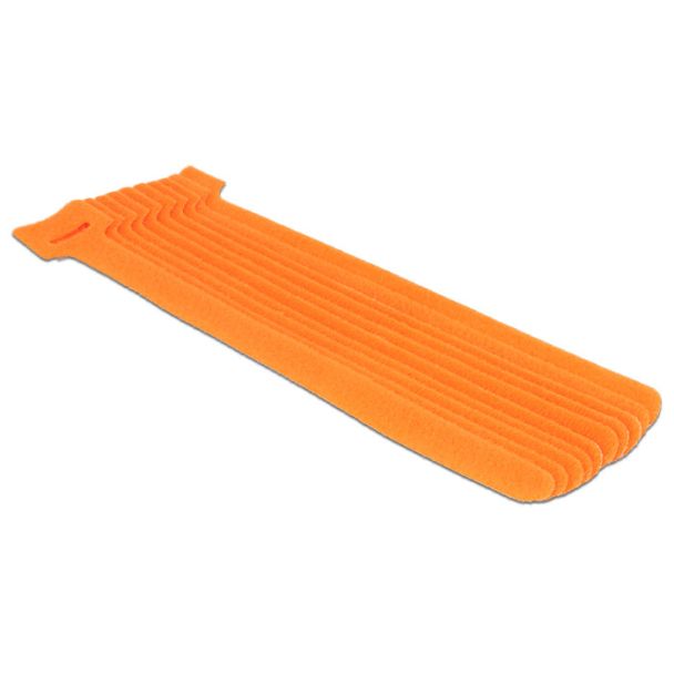 DeLOCK 18696 Velcro Arancione 10 pz