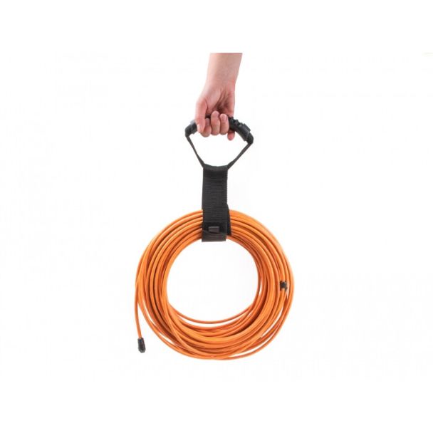 DeLOCK Cinghia da trasporto con chiusura a strappo da L 710 x L 50 mm nero 2 pezzi