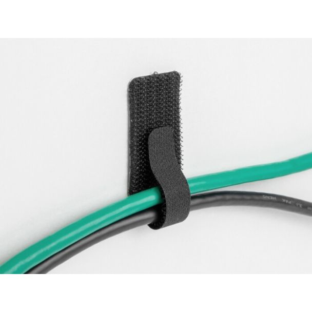 DeLOCK Mini portacavi a gancio L 90 mm x L 24 mm autoadesivo 10 pezzi bianco