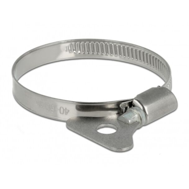 DeLOCK Morsetto per tubo flessibile a farfalla 40 - 60 mm 10 pezzi metallo