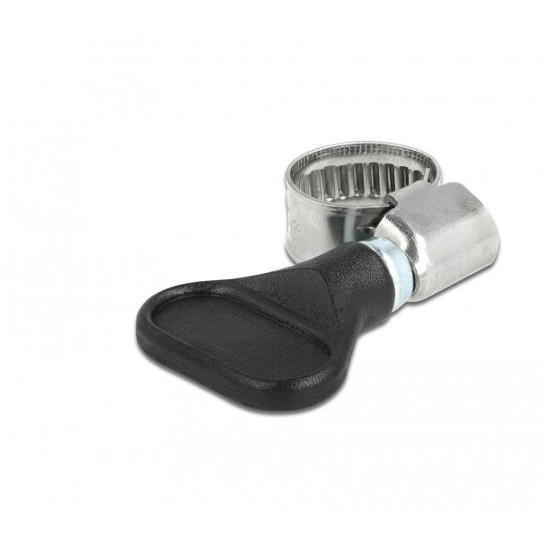DeLOCK Butterfly Hose Clamp stainless steel 400 SS 8 - 12 mm 5 pieces black
