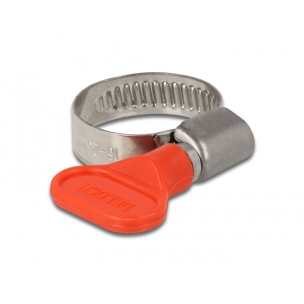DeLOCK Morsetto per tubo flessibile a farfalla 16 - 25 mm 10 pezzi