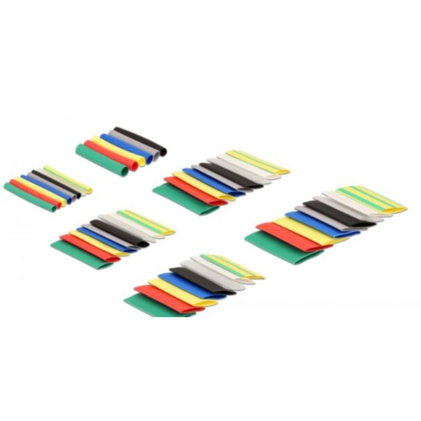 DeLOCK Set di tubi termorestringenti 108 pezzi colori assortiti