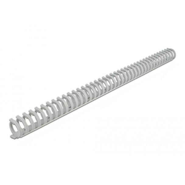 DeLOCK Canalina flessibile autoadesiva da 35 x 30 mm - lunghezza 50 cm grigio