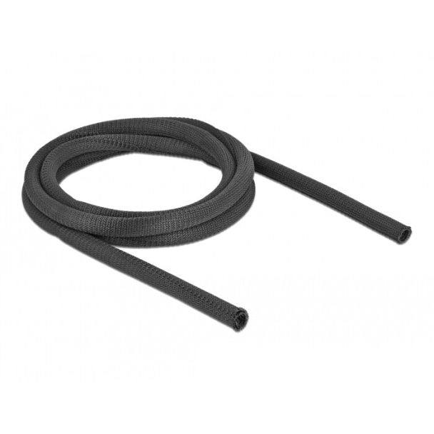 DeLOCK Woven Sleeve self-closing heat-resistant 2 m x 13 mm black