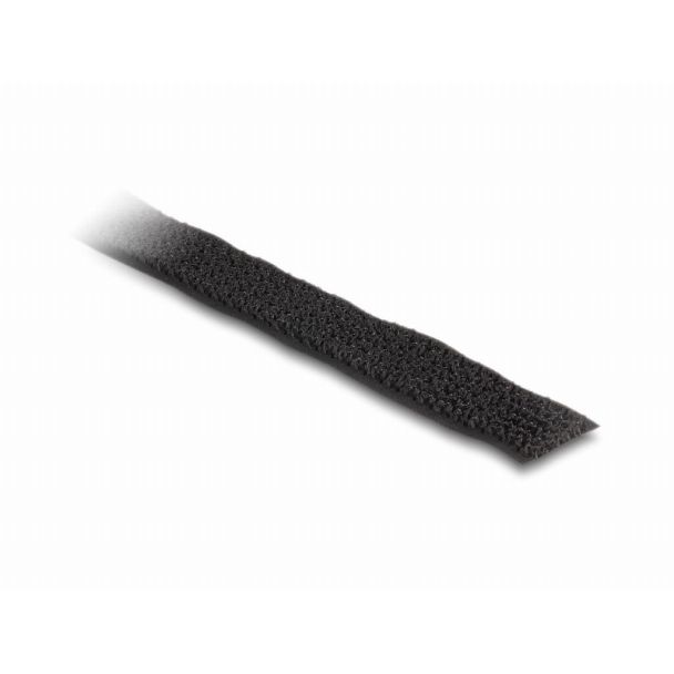 DeLOCK Nastro a strappo in rotolo con cinghia L 5 m x L 20 mm nero