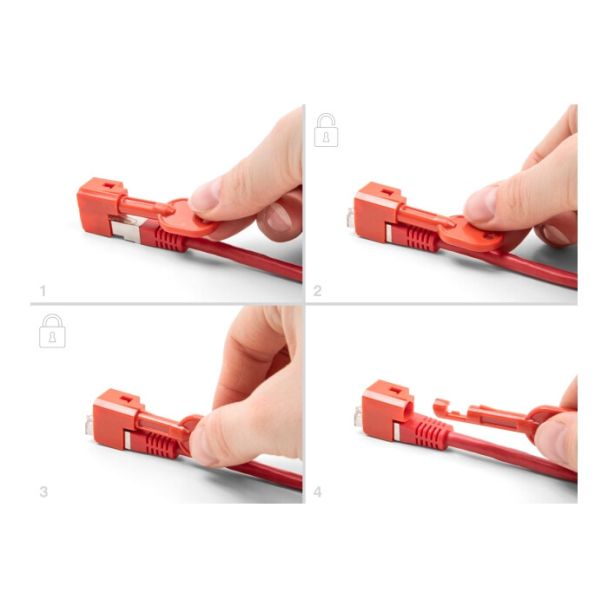 DeLOCK Set di bloccaporta RJ45 per RJ45 maschio da 10 pezzi