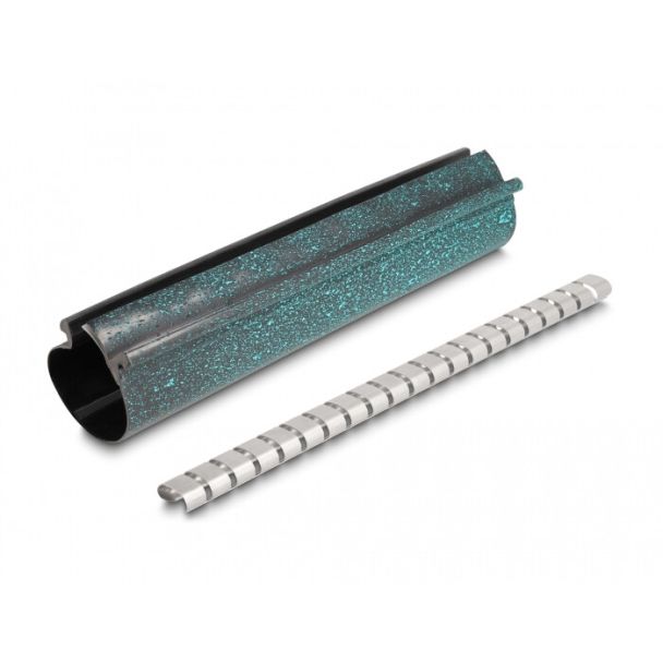 DeLOCK Manicotto per riparazione tubi termorestringenti 250 mm x 30 mm nero