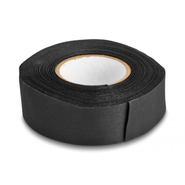 DeLOCK Nastro in tessuto 25 m x 25 mm strappabile autoadesivo nero