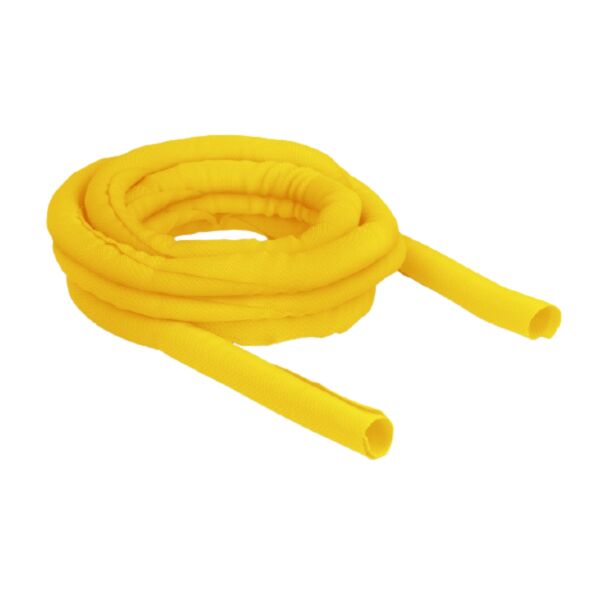 DeLOCK Manicotto intrecciato autochiudente resistente al calore 5 m x 19 mm giallo