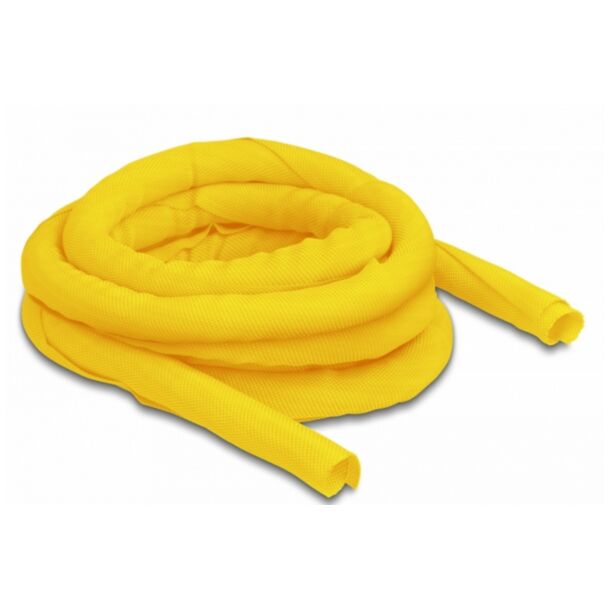 DeLOCK Manicotto intrecciato autochiudente resistente al calore 5 m x 16 mm giallo