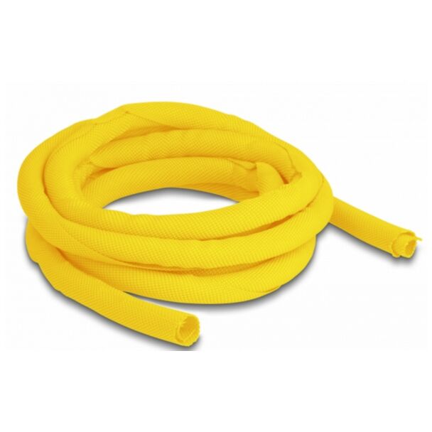 DeLOCK Manicotto intrecciato autochiudente resistente al calore 2 m x 10 mm giallo