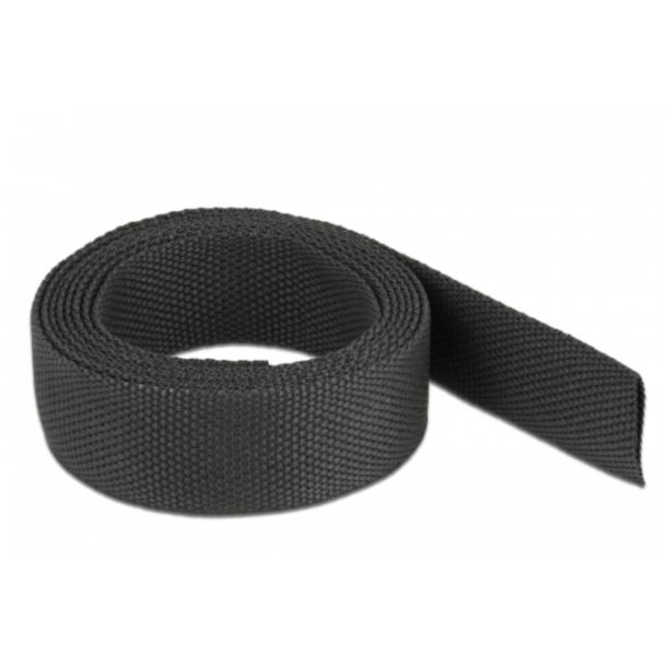 DeLOCK Tubo termorestringente in tessuto 2 m x 16 mm rapporto di restringimento 2:1 nero
