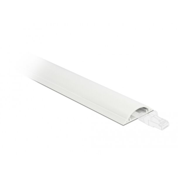 DeLOCK Passacavo 30 x 8 mm - lunghezza 1 m bianco