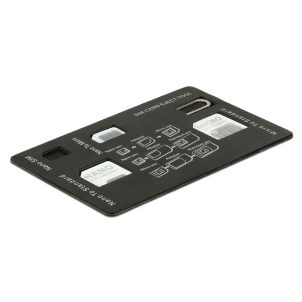 DeLOCK 20650 adattatore per SIM/flash memory card Adattatore scheda SIM