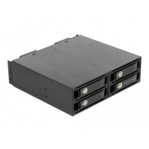 DeLOCK 5.25″ Mobile Rack for 4 x 2.5″ U.2 NVMe SSD with lockable Trays