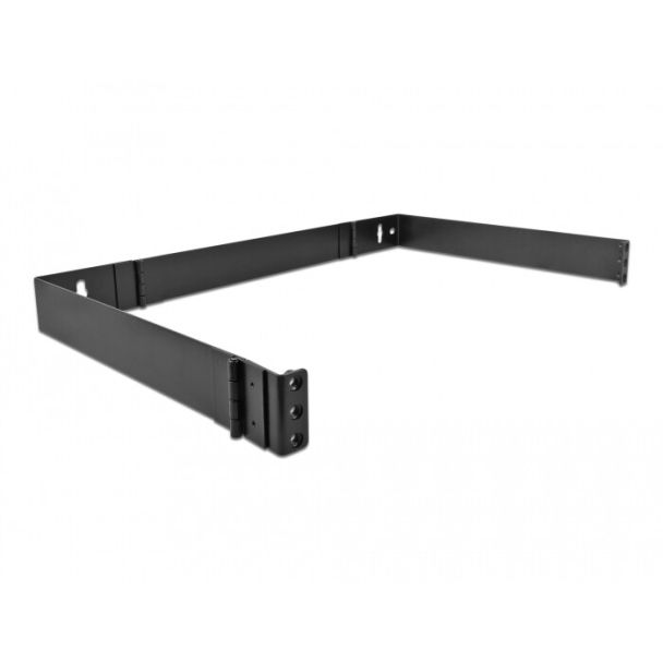 DeLOCK Rack da 19″ per montaggio a parete 1U pieghevole nero