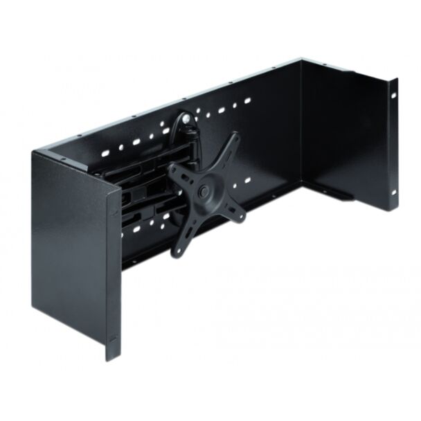 DeLOCK Braccio del monitor da 19″ nero