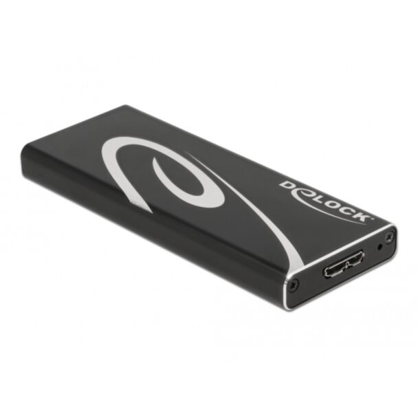 DeLOCK Alloggiamento esterno SuperSpeed USB per SSD M.2 SATA chiave B