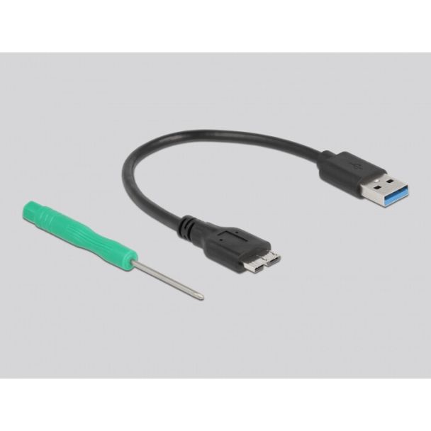 DeLOCK Alloggiamento esterno SuperSpeed USB per SSD mSATA