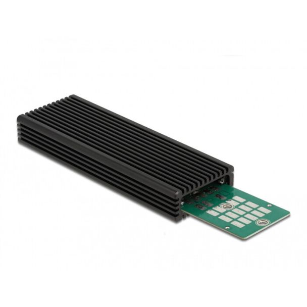 DeLOCK Custodia esterna USB Type-C Combo per M.2 NVMe PCIe o SATA SSD