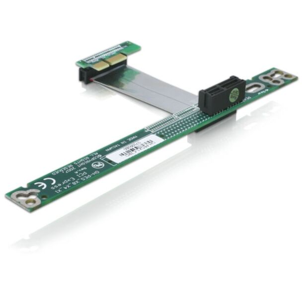 DeLOCK PCI Express x1 with flexible cable 7 cm scheda di interfaccia e adattatore Interno