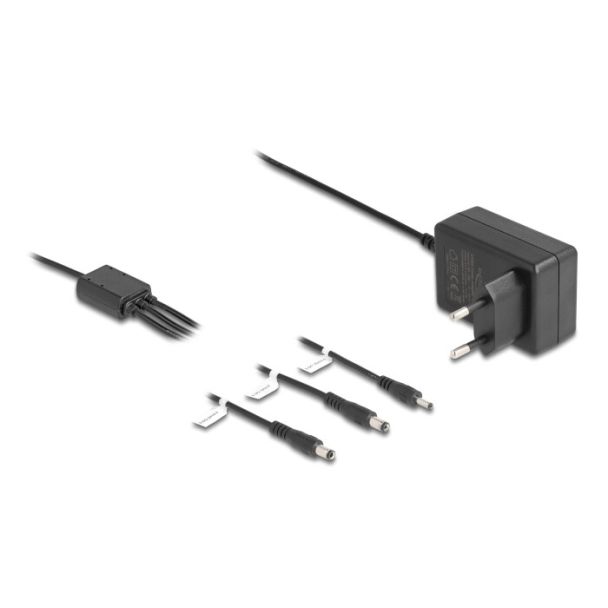 DeLOCK External Power Supply DC 3.5 x 1.35 mm, DC 5.5 x 2.1 mm, DC 5.5 x 2.5 mm 5.0 V / 2.0 A / 10.0 W