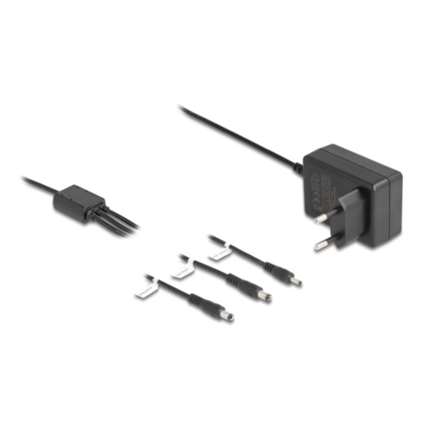 DeLOCK Alimentatore esterno DC 3,5 x 1,35 mm, DC 5,5 x 2,1 mm, DC 5,5 x 2,5 mm 5,0 V / 2,0 A / 10,0 W