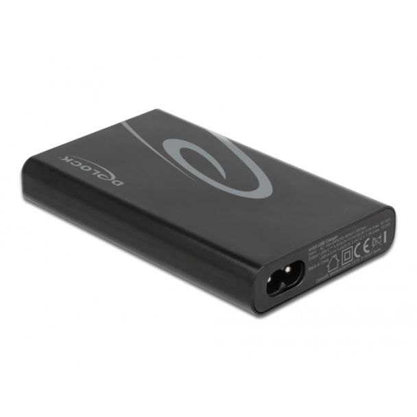 DeLOCK USB Charger 2 x USB Type-C PD 3.0 + 1 x USB Type-A with 60 W