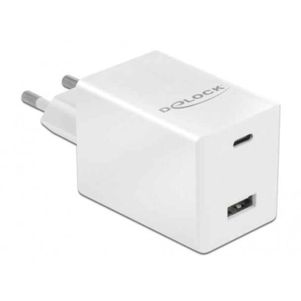 DeLOCK Caricabatterie USB Type-C PD 3.0 e USB Tipo-A con 48 W