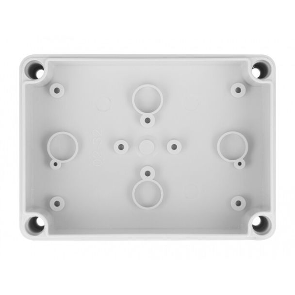 DeLOCK Alloggiamento per l'installazione con entrate cavi 130 x 93 x 57 mm grigio