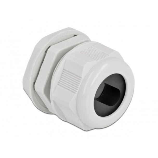 DeLOCK Cable Gland PG29 for flat cable grey 2 pieces