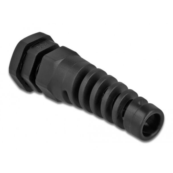 DeLOCK Pressacavo con scarico della trazione PG9 nero