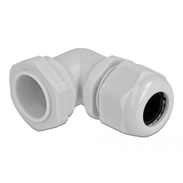 DeLOCK Cable Gland 90° angled PG21 grey