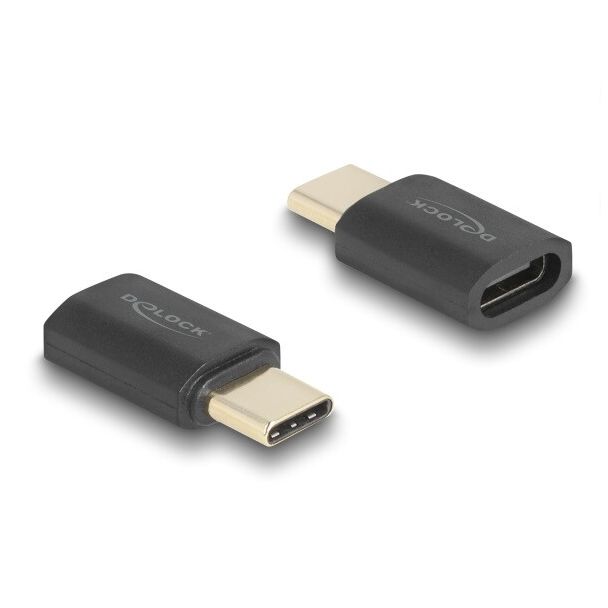 DeLOCK USB Adattatore 40 Gbps USB Type-C PD 3.1 240 W maschio per protezione porta femmina 8K 60 Hz