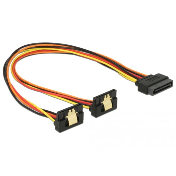 DeLOCK 60159 cavo SATA 0,3 m SATA a 15 pin Multicolore