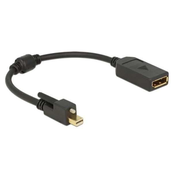 DeLOCK 62638 cavo DisplayPort 0,25 m Mini DisplayPort Nero