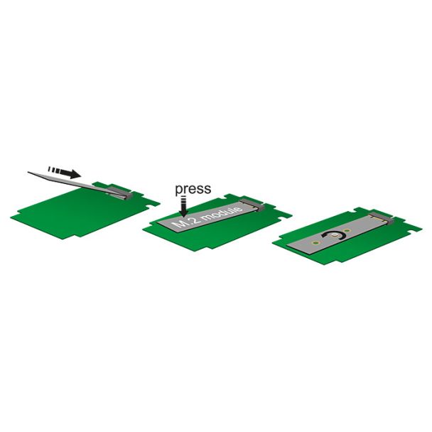 DeLOCK 62517 scheda di interfaccia e adattatore Interno