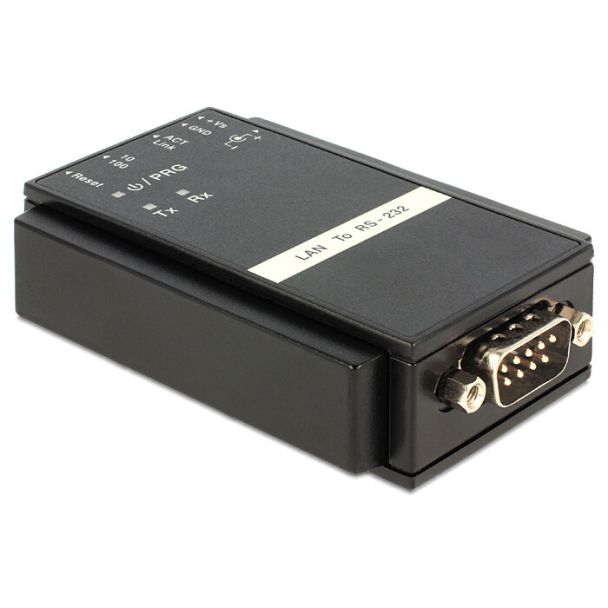 DeLOCK 62504 cable gender changer RS-232 RJ45 Black
