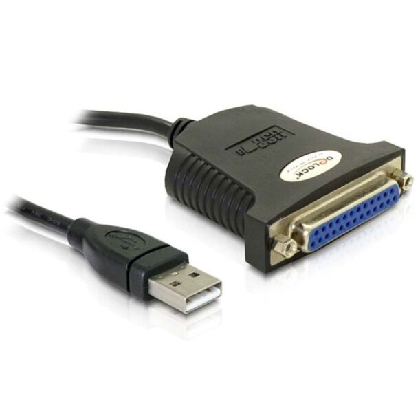DeLOCK USB 1.1 parallel adapter parallel cable 0.8 m