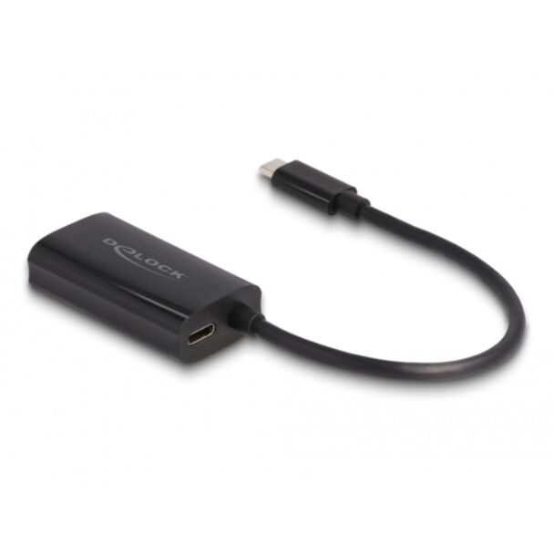 DeLOCK Adattatore USB Type-C per Gigabit LAN con porta di alimentazione 100 watt
