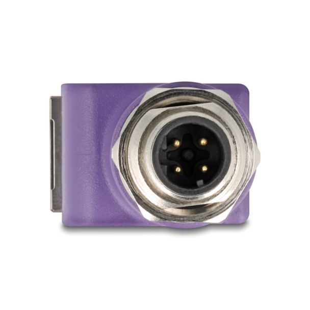 DeLOCK 60679 adattatore per inversione del genere dei cavi M12 RJ45 Viola