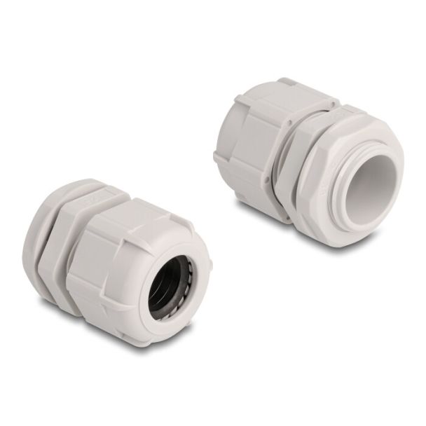 DeLOCK Cable Gland M25 10 pieces grey