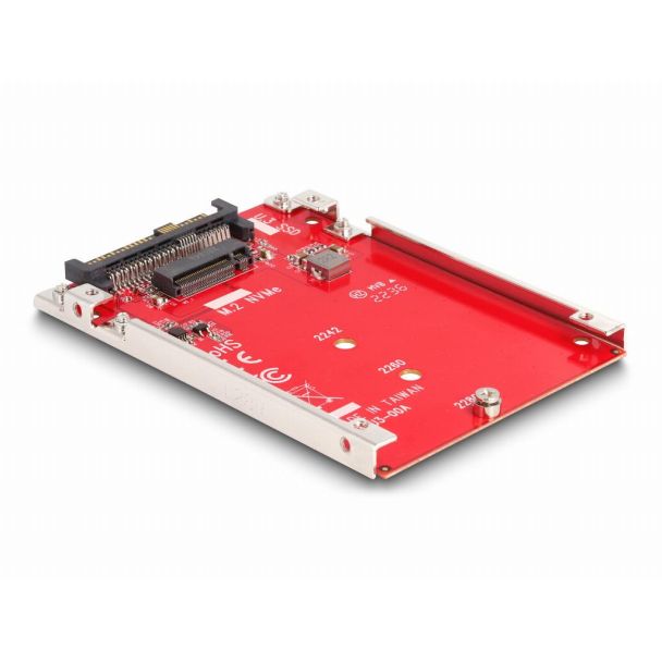 DeLOCK Convertitore da 2.5″ U.3 SFF-8639 da M.2 NVMe chiave M - 7 mm