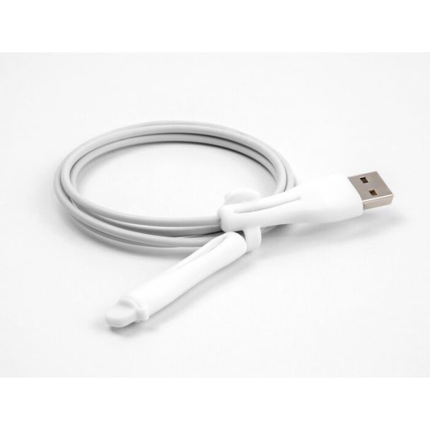 DeLOCK Copertura antipolvere per USB Tipo-A maschio e Apple Lightning maschio set 2 pezzi bianco